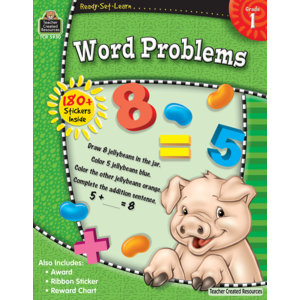 Teacher Creative Resources: 1St Grade Word Problems Soft Cover Activity Book
