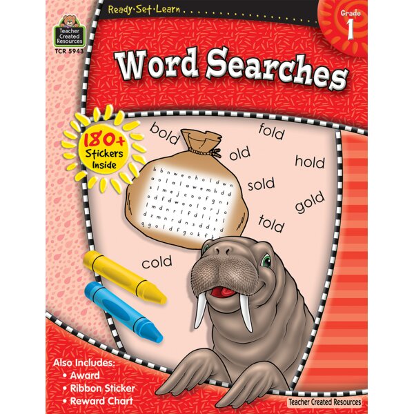 Teacher Created Resources | 1st Grade | Word Searches - CR Toys