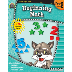 Teacher Created Resources: Prek-K Beginning Math Soft Cover Activity Book