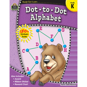 Teacher Created Resources: Kindergarten Dot To Dot Alphabet Soft Cover Activity Book