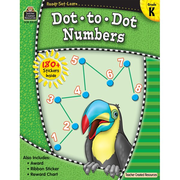 Teacher Created Resources | Kindergarten | Dot To Dot Numbers - CR Toys