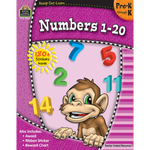 Teacher Created Resources: Prek-K Numbers 1-20 Soft Cover Activity Book