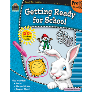 Teacher Created Resources: Prek-K Getting Ready For School Books