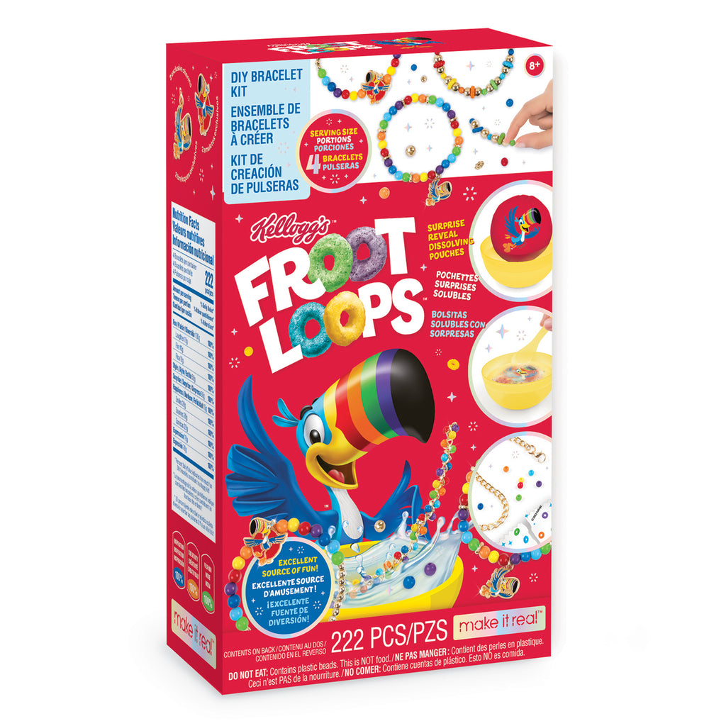 Cereal-Sly Cute Kellogg'S Froot Loops Diy Bracelet Kit