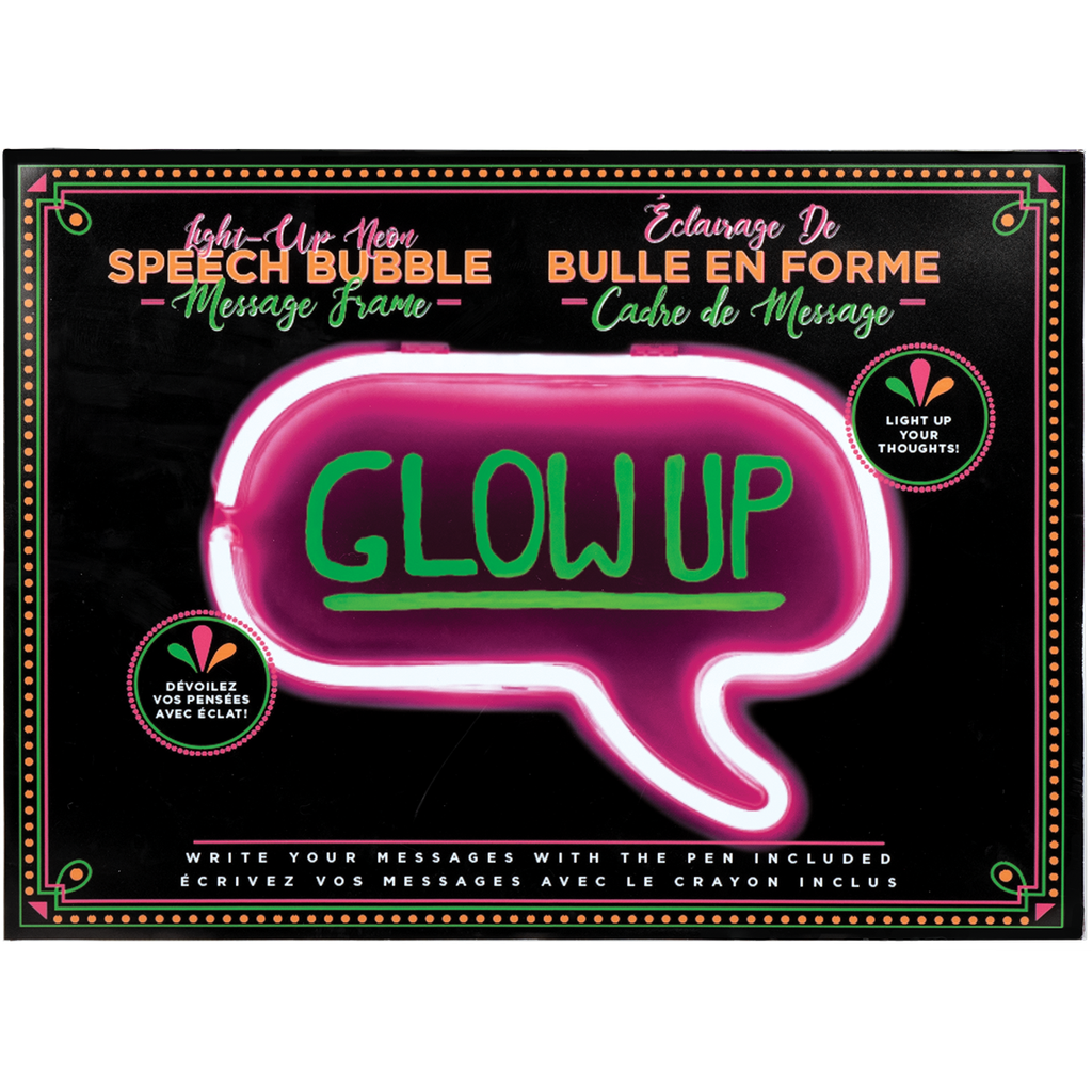 Neon Speech Bubble Message Light Frame - 2