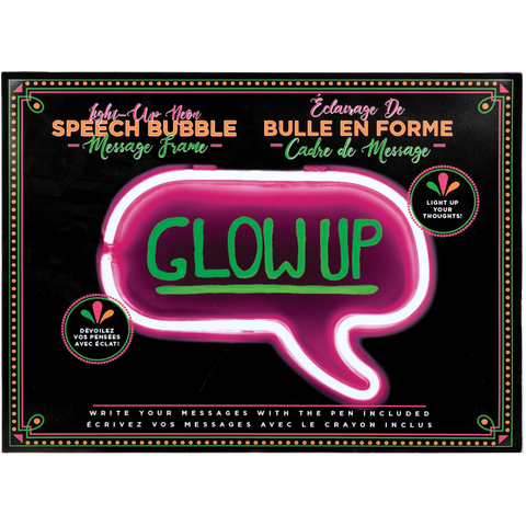Neon Speech Bubble Message Light Frame - 1