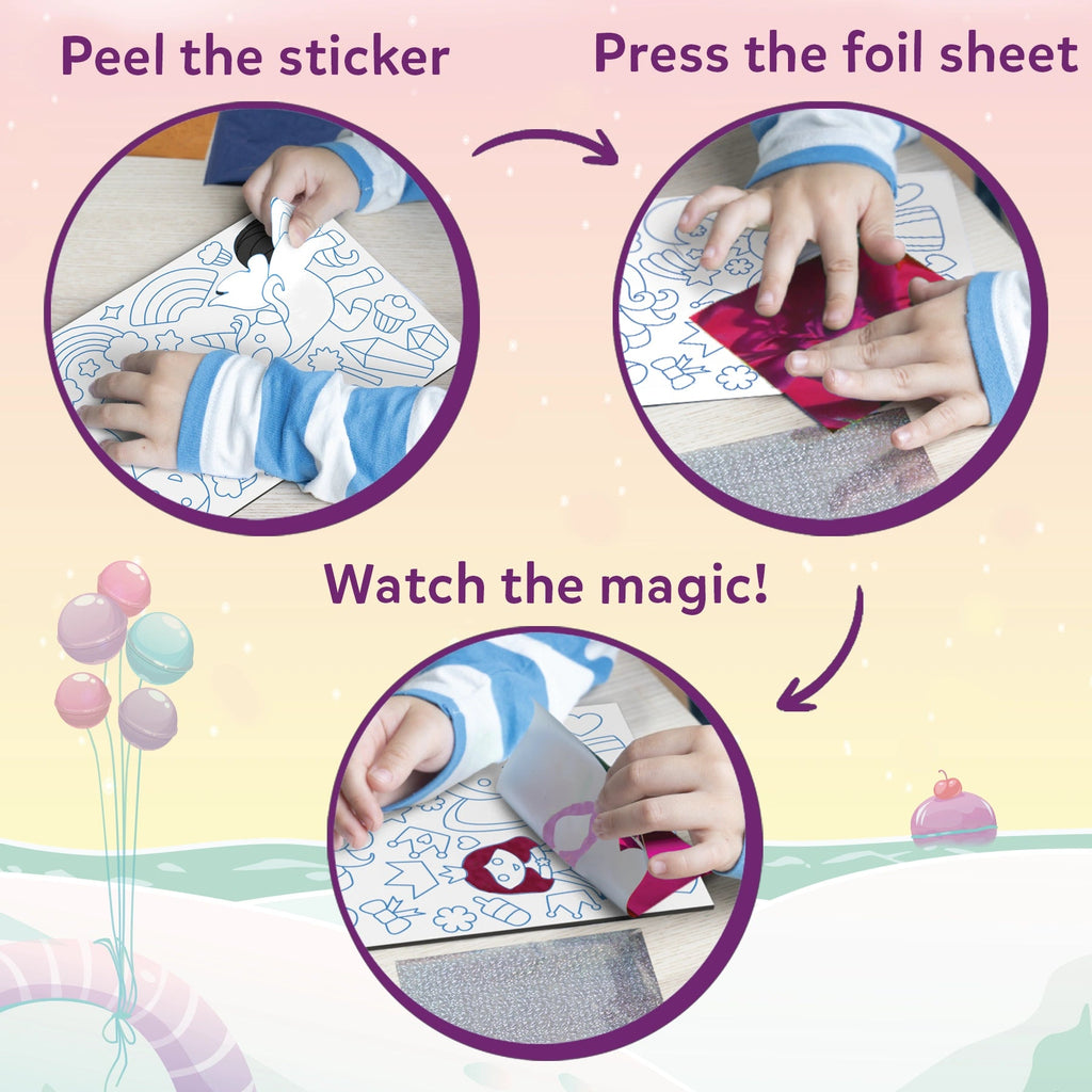 Foil Fun | Unicorn and Princess 4+ - 5