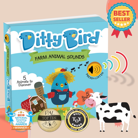 Ditty Bird Baby Sound Book Farm
