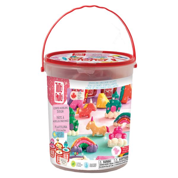 Tutti Frutti Dough Kit-Sparkle Unicorns Bucket
