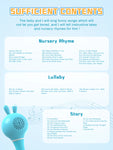 Smarty Bunny Sensory Toy w/Music, Lights & Teether | Blue - 5