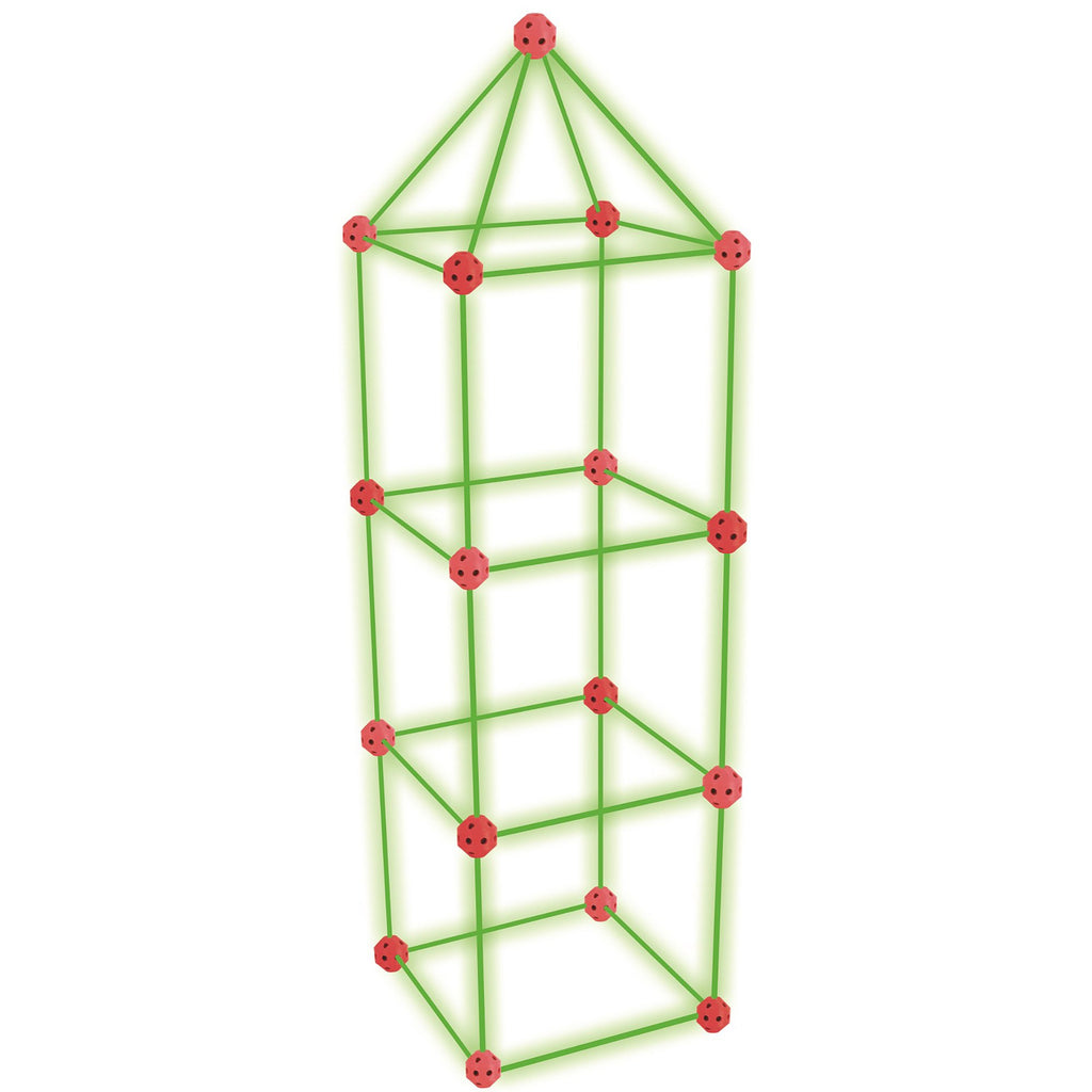 Glow-In-The-Dark Build-A-Fort | 85 pcs 5+ - 6
