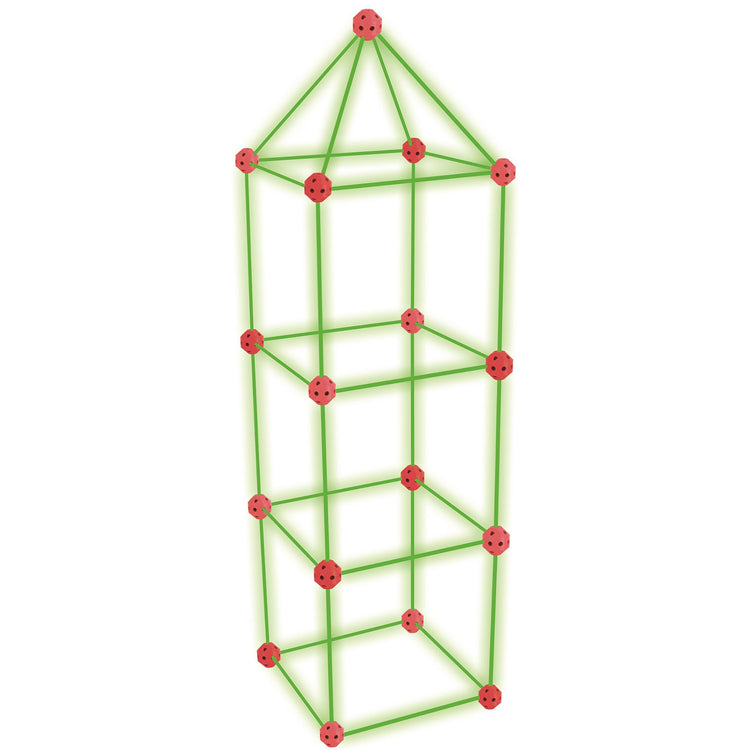 Glow-In-The-Dark Build-A-Fort | 85 pcs 5+ - 6