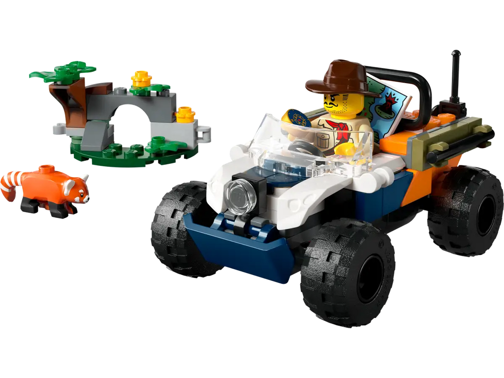 Lego City Jungle Explorer ATV Red Panda Mission for Ages 6+