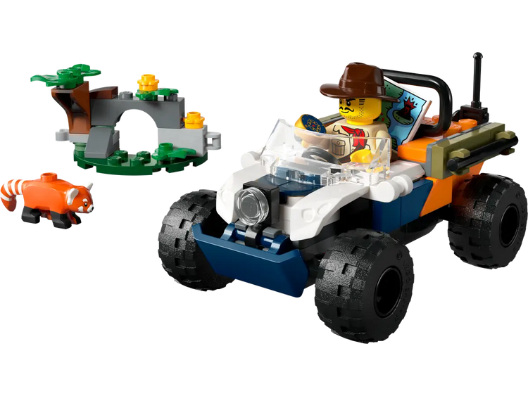 Lego City Jungle Explorer ATV Red Panda Mission for Ages 6+