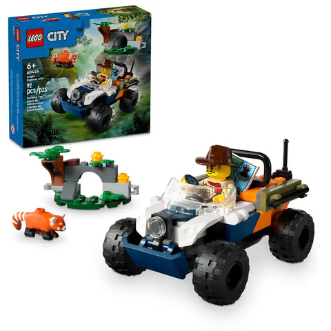 Lego City Jungle Explorer ATV Red Panda Mission for Ages 6+