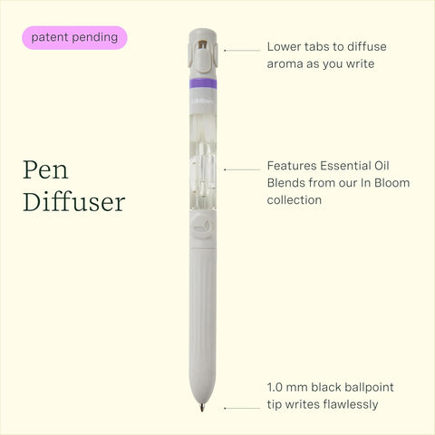 Lifelines Pen-In Bloom 1Mm Black Ballpoint Pen