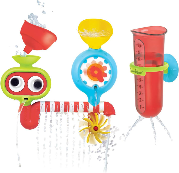 Spin 'N' Sprinkle Water Lab-Transparent Bath Toy