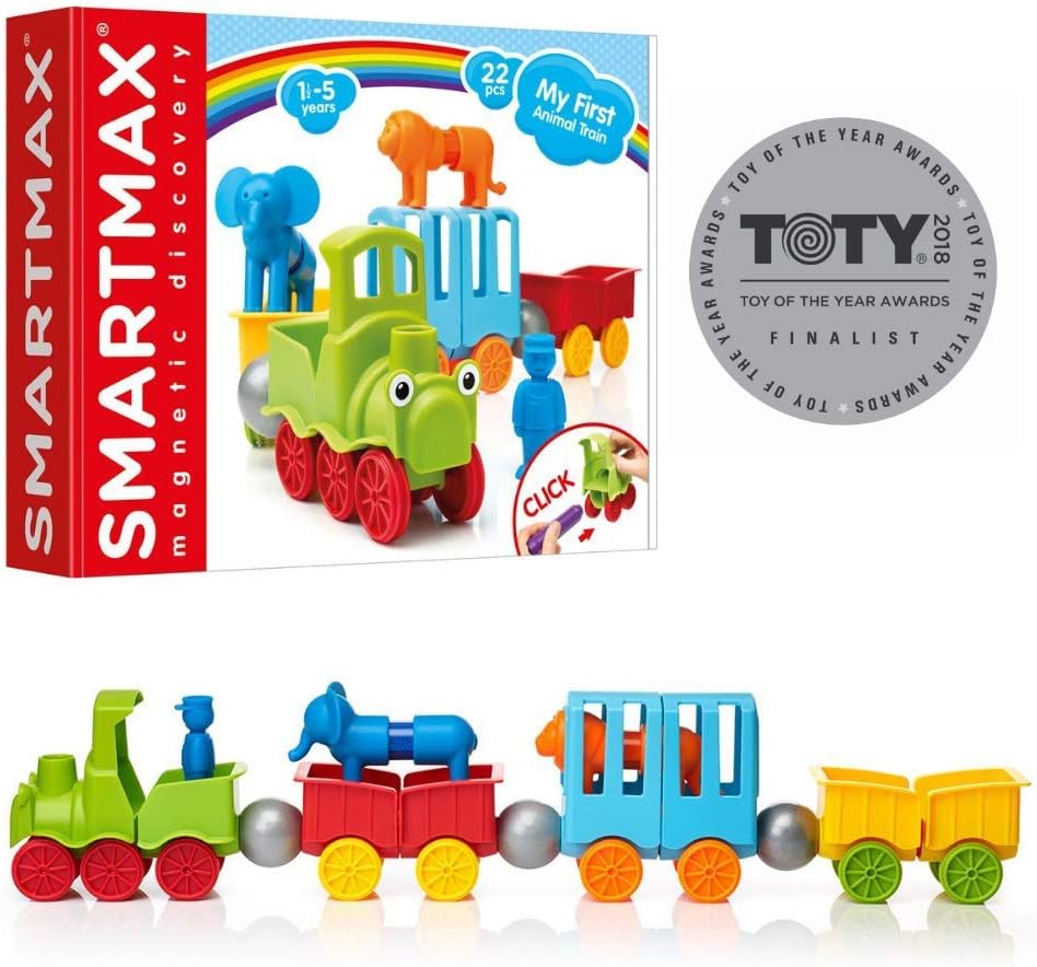 Smartmax | My First Animal Train 22 PCS | 18M - 5 Years - 8