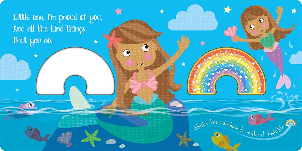 Over The Rainbow Shake And Sparkle Board Book