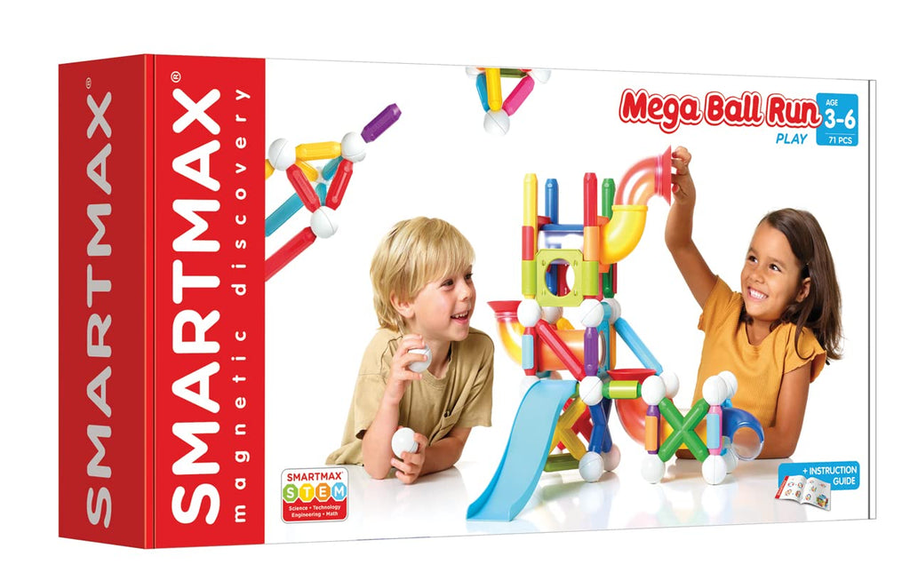 Smartmax | Mega Ball Run 71 PCS | 3 - 6 Years - 1