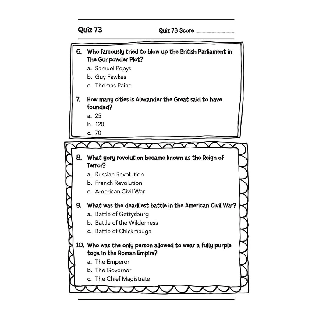 Quiz Book For Clever Kids
