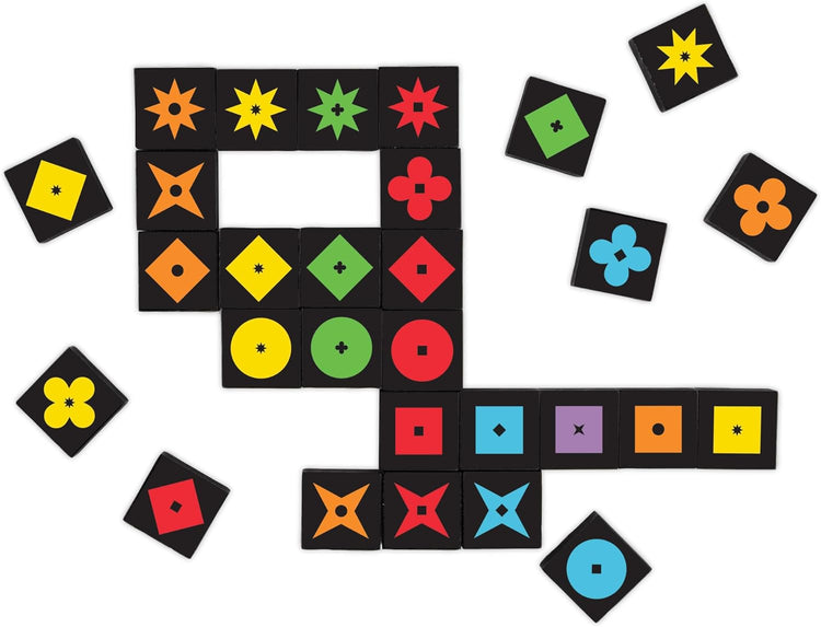 Qwirkle: Color Blind Friendly Family Game Edition Ages 6+