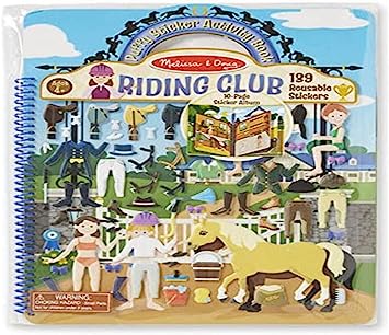 Puffy Sticker Activity Book - Riding Club 9410