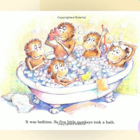 Five Little Monkeys Jumping On The Bed Board Book