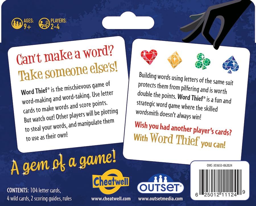 Word Thief | Card Game of Letter and Larceny | 9+ - 3