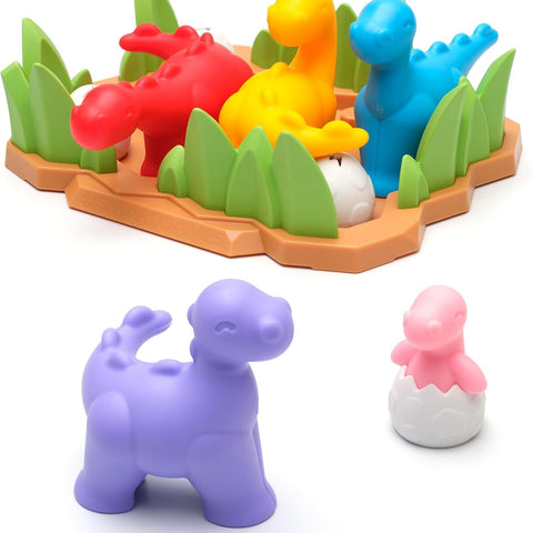 SmartGames Tiptoe Dino preschool puzzle game box