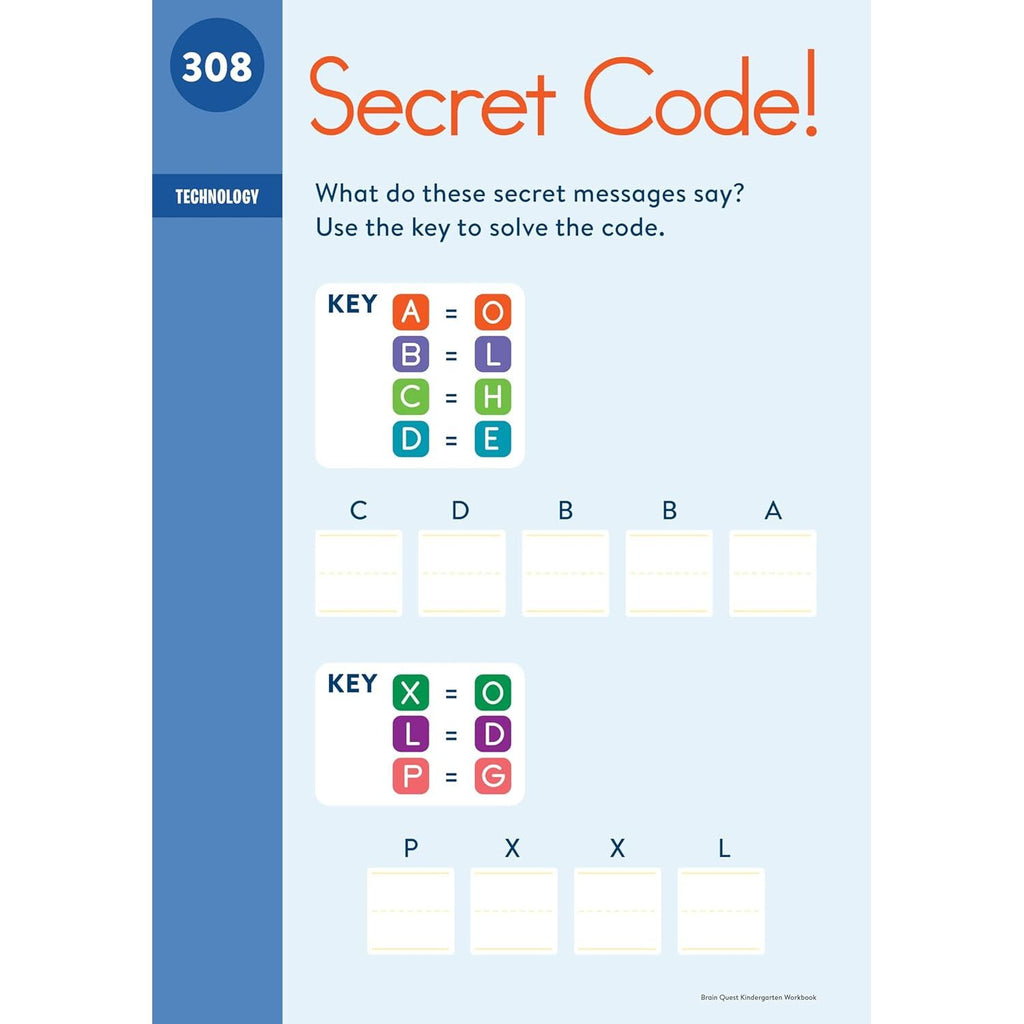 Brain Quest Workbook: Kindergarten Revised Edition - 4