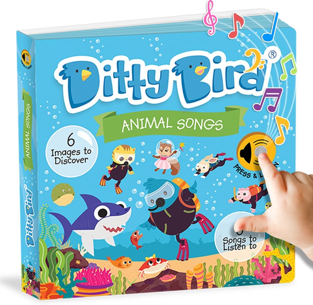 Ditty Bird | Book Animal Songs Baby Shark 1+ - 1
