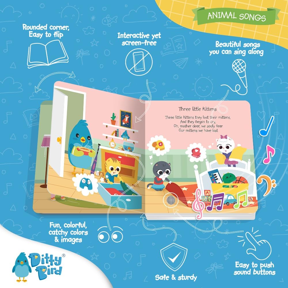 Ditty Bird | Book Animal Songs Baby Shark 1+ - 3