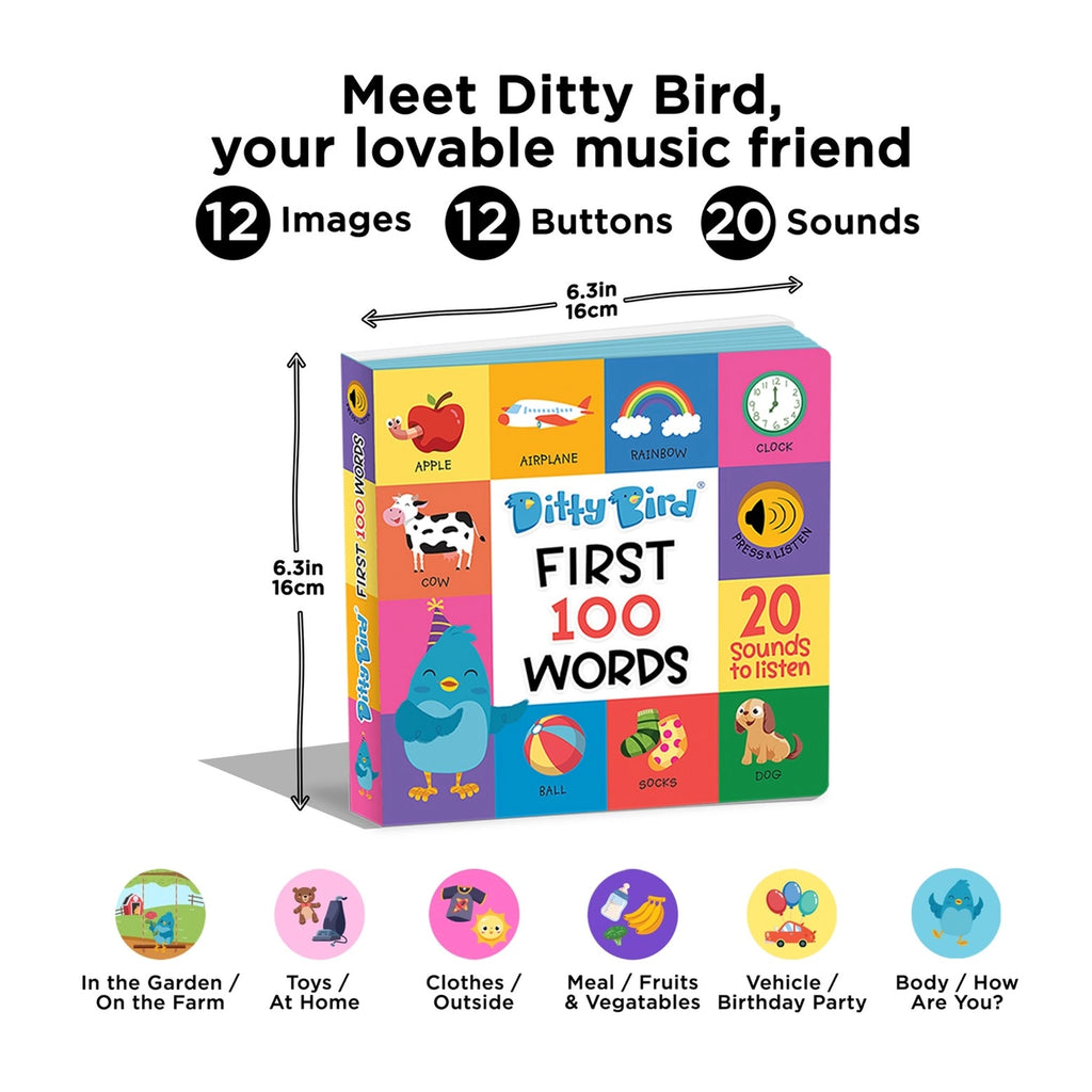 Ditty Bird | First 100 Words  USB-C - 2