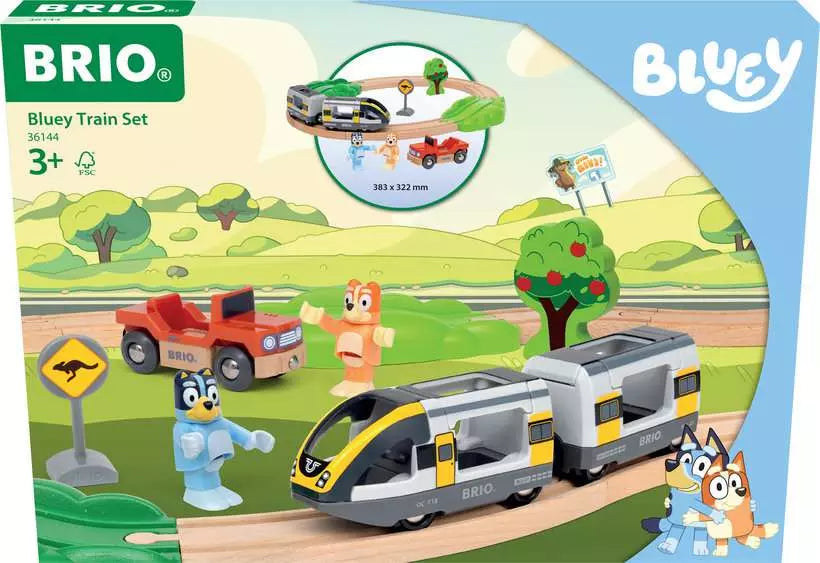 BRIO Bluey Train Set 15pc 3+ - 1