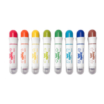 Set of 8 OOLY Jumbo Jots dual tip dinosaur washable markers in assorted colors