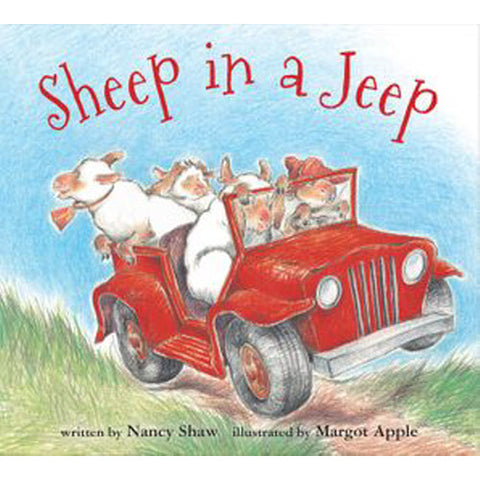 Sheep In A Jeep Board Book
