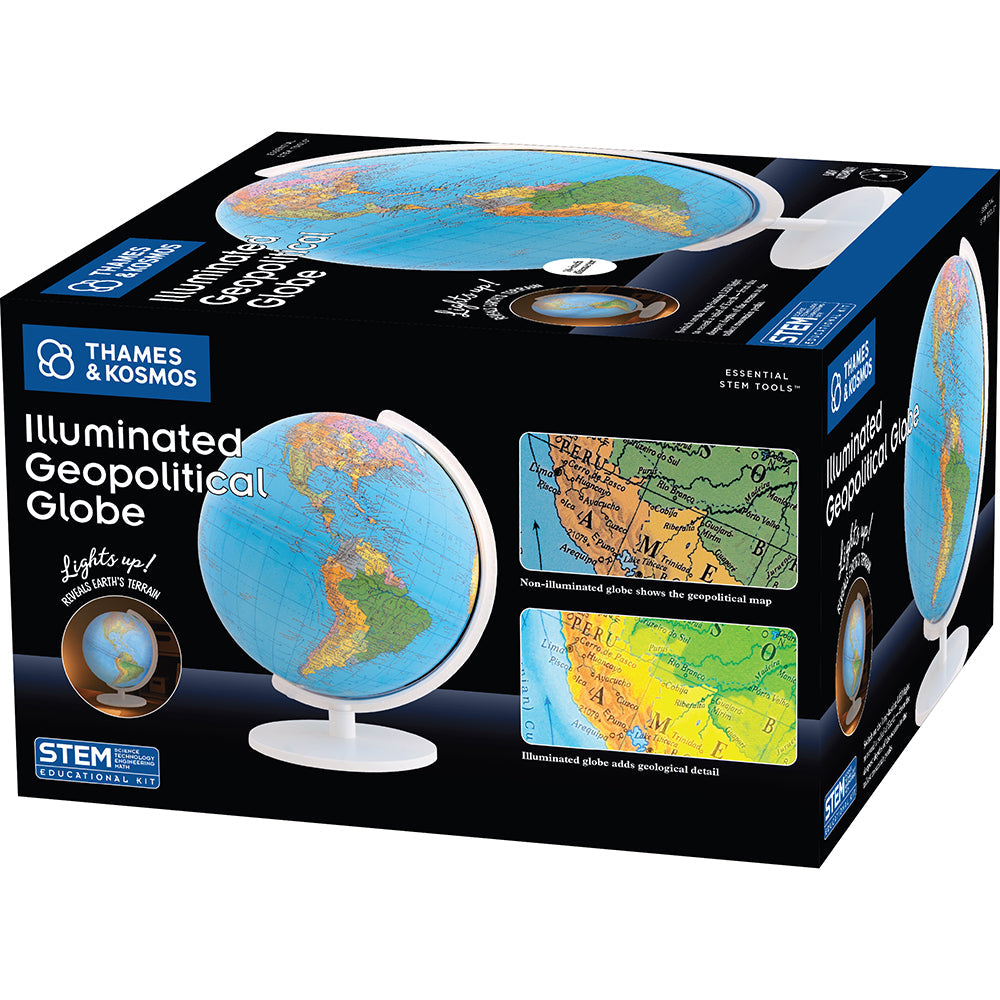 Globe | Illuminated Geopolitical 6+ - CR Toys