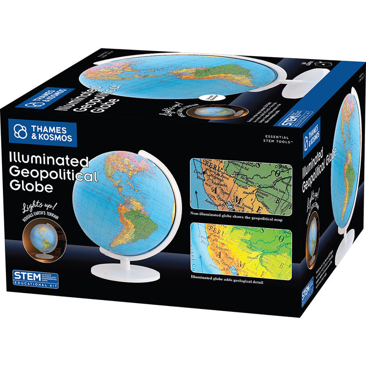 Globe | Illuminated Geopolitical 6+ - CR Toys