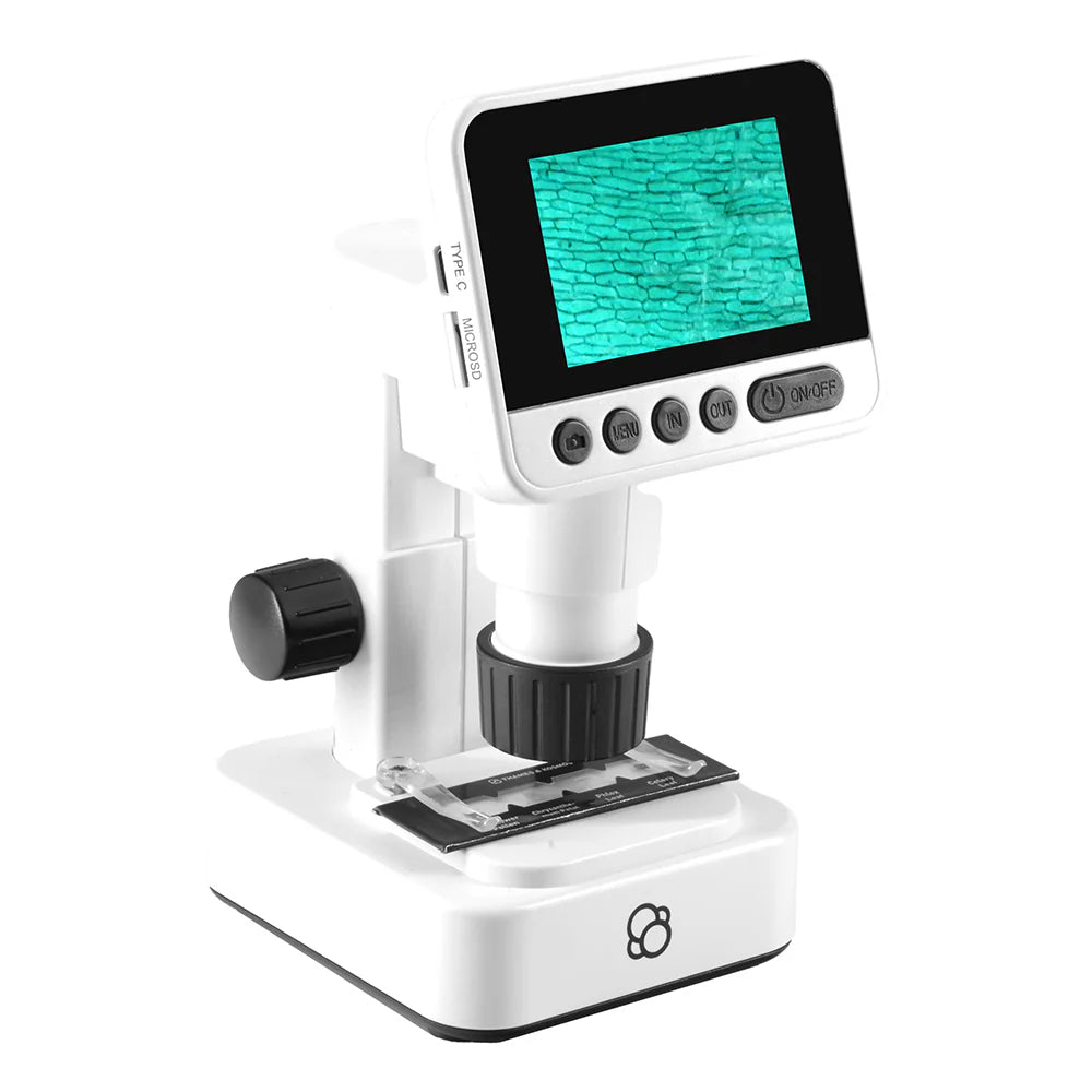 Microscope | Digital w/ HD Imaging & LCD Display 8+ - 2