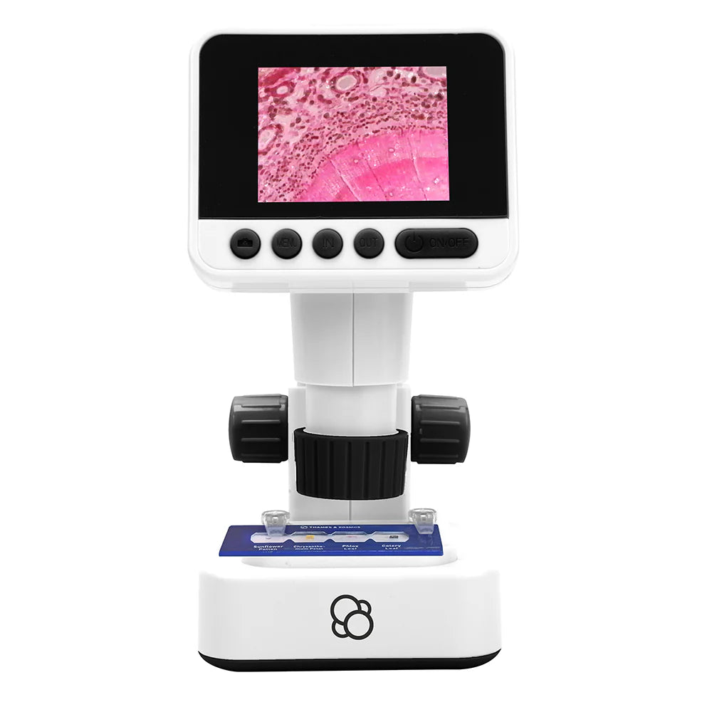 Microscope | Digital w/ HD Imaging & LCD Display 8+ - 3