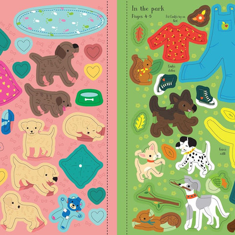 Little Sticker Dolly Dressing | Puppies 4+ - CR Toys