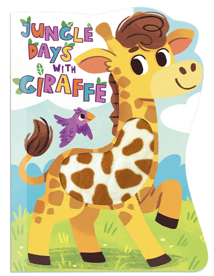 Jungle Days With Giraffe Touchy-Feely Board Book