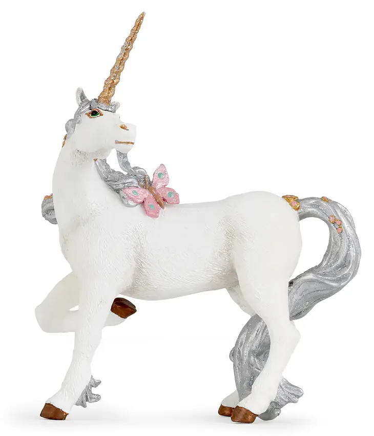 Silver Unicorn Figurine 39038 - CR Toys