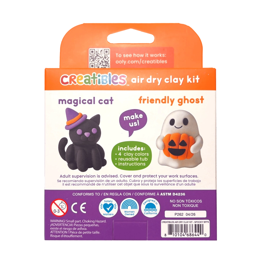 Creatibles | Spooky BFFs Air-Dry Clay Kit 6+ - 5