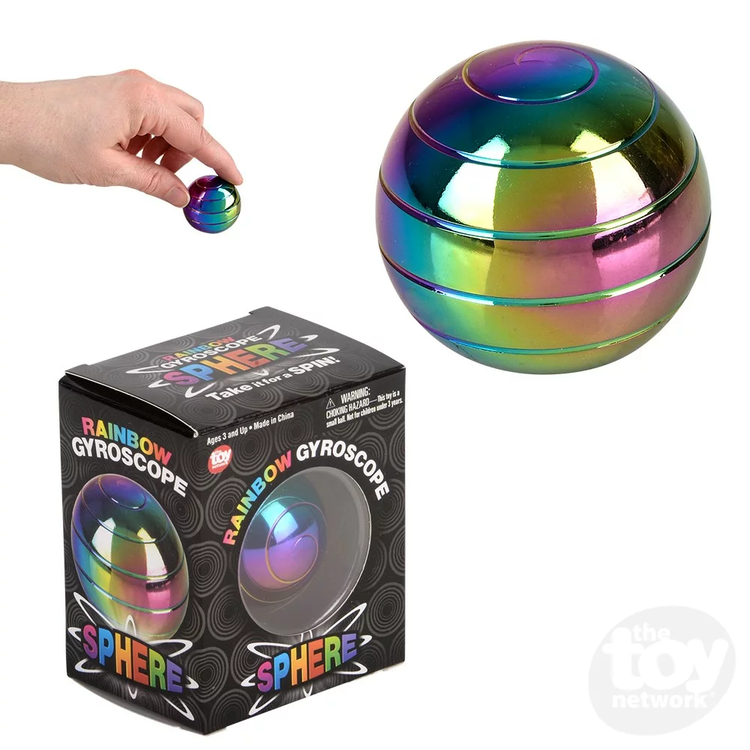 1 PC Colorido Gyro Orbit Ball Spinner Cube Brinquedos Spinning Top
