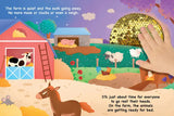 It's Pasture Bedtime Touchy-Feely Board Book w/ 2-Way Sequins