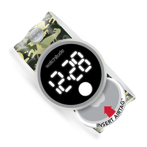 Tag'd Trackable Watch | Dino Camo for Ages 5+