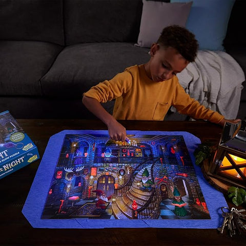 Seek & Find Glow Puzzle: Gnomes At Night 100Pc Puzzle