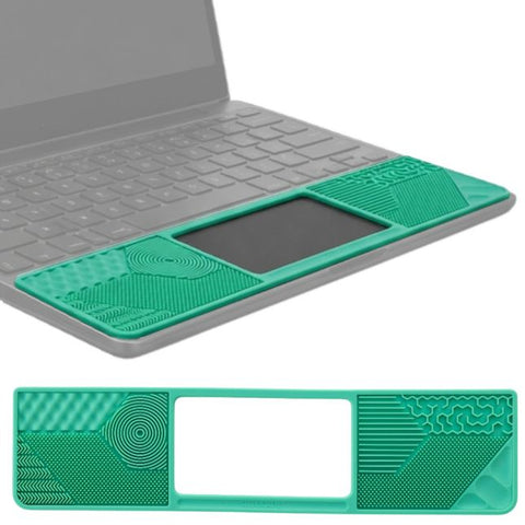 Gidgets | Silicone Sensory Mat That Fits Most Student Chromebooks | Green - 1